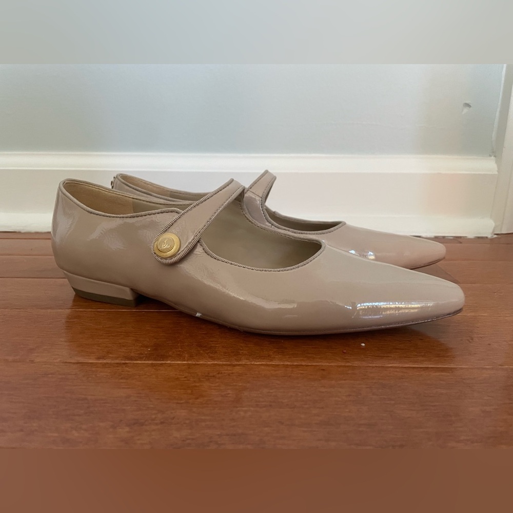 Sam Edelman 6.5 nude patent ballet flats